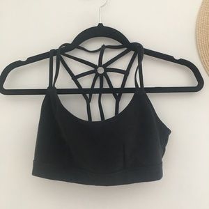 Free People Sun Salutation Bra - Black, SM